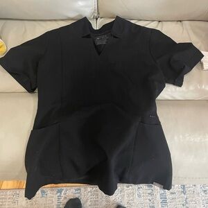 Women’s figs Black Polo tee